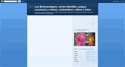 Desktop Screenshot of mundobackyardigans.blogspot.com