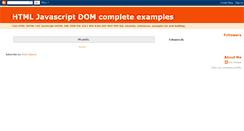 Desktop Screenshot of javascript-dom-examples.blogspot.com
