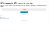 Tablet Screenshot of javascript-dom-examples.blogspot.com