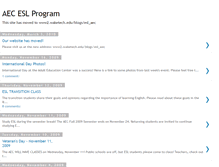 Tablet Screenshot of aecesl.blogspot.com