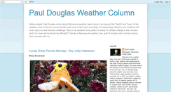 Desktop Screenshot of pauldouglasweather.blogspot.com