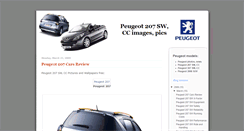 Desktop Screenshot of peugeot-207.blogspot.com