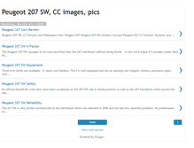 Tablet Screenshot of peugeot-207.blogspot.com