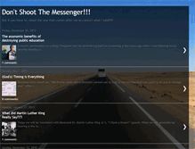 Tablet Screenshot of dontshootmessenger.blogspot.com