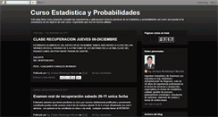Desktop Screenshot of estadisticayprobabilidadesdued1.blogspot.com