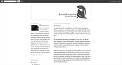 Desktop Screenshot of kronisksmerte.blogspot.com