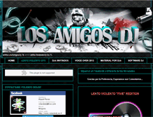 Tablet Screenshot of losamigosdj.blogspot.com