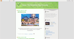 Desktop Screenshot of derbyshireharpensemble.blogspot.com