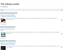 Tablet Screenshot of librarylurker.blogspot.com