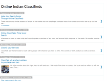 Tablet Screenshot of online-classified-india.blogspot.com