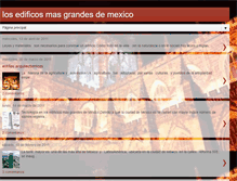 Tablet Screenshot of edificiosmasgrandesdemexico.blogspot.com