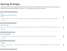 Tablet Screenshot of deniseisrunningonempty.blogspot.com