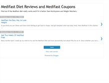 Tablet Screenshot of medifasttheeasywaytoloseweight.blogspot.com