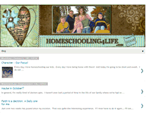 Tablet Screenshot of homeschooling4life.blogspot.com