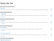 Tablet Screenshot of ducksliketea.blogspot.com