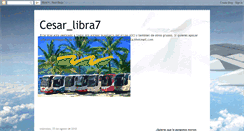 Desktop Screenshot of cesarlibra7.blogspot.com