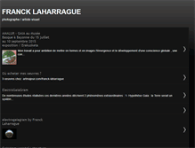 Tablet Screenshot of franck-laharrague.blogspot.com