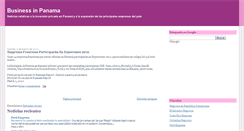 Desktop Screenshot of businessinpanama.blogspot.com