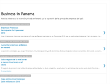 Tablet Screenshot of businessinpanama.blogspot.com