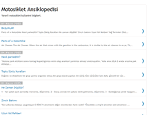 Tablet Screenshot of motoransiklopedisi.blogspot.com