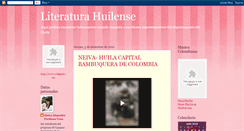 Desktop Screenshot of literaturahuilense.blogspot.com