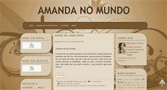 Desktop Screenshot of amanda-no-mundo.blogspot.com