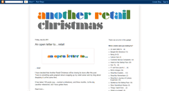 Desktop Screenshot of anotherretailxmas.blogspot.com