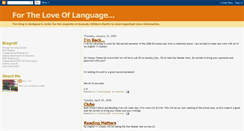 Desktop Screenshot of fortheloveoflanguage.blogspot.com