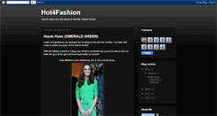 Desktop Screenshot of hot4fashion.blogspot.com