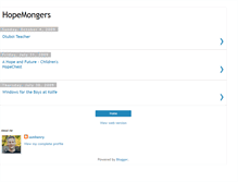 Tablet Screenshot of hopemongerstest.blogspot.com