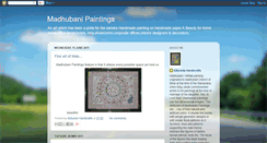 Desktop Screenshot of madhubanipaintings.blogspot.com