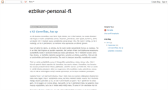 Desktop Screenshot of ezbiker-personal-fl.blogspot.com