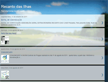 Tablet Screenshot of condominiorecantodasilhas.blogspot.com