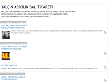 Tablet Screenshot of kozcesme-aricilik-bal-tic.blogspot.com