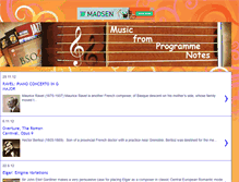 Tablet Screenshot of music-programnotes.blogspot.com