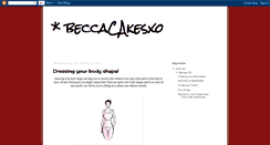 Desktop Screenshot of bexiecakesxo.blogspot.com