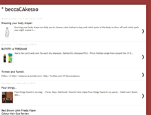 Tablet Screenshot of bexiecakesxo.blogspot.com