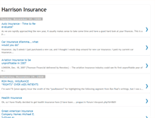 Tablet Screenshot of harrisoninsurance.blogspot.com