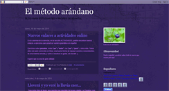 Desktop Screenshot of elmetodoarandano.blogspot.com