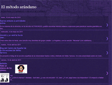 Tablet Screenshot of elmetodoarandano.blogspot.com