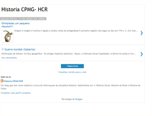 Tablet Screenshot of historiacpmg.blogspot.com