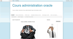 Desktop Screenshot of cours-dba-oracle.blogspot.com
