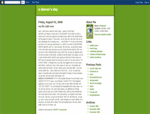 Tablet Screenshot of adancersday.blogspot.com