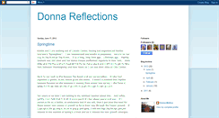 Desktop Screenshot of donnareflections.blogspot.com