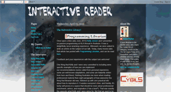 Desktop Screenshot of interactivereader.blogspot.com