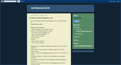 Desktop Screenshot of merkenoverzicht.blogspot.com