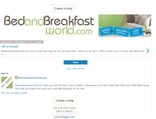 Tablet Screenshot of bedandbreakfastworld.blogspot.com