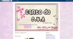 Desktop Screenshot of cantodoeva.blogspot.com