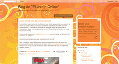 Desktop Screenshot of eljardinonline.blogspot.com
