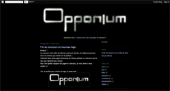 Desktop Screenshot of opponium.blogspot.com